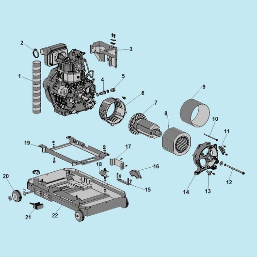 Ротор и статор Champion DG6501ES